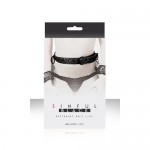    Sinful Black Restraint Belt Large , NSN-1231-13