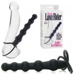    Silicone Love Rider Beaded Dual Penetrator  se-1515-40-3