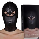  Extreme Leather Hood with Ribon Ties SH-OU177BLK