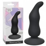   Waved Anal Plug Black 4104-03Lola