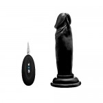   Realistic Cock 6 Black, SH-REA007BLK