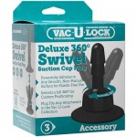  -      /    Vac-U-Lock Deluxe 360 Swivel Suction Cup Plug - Black 1010-