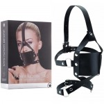     Leather Mouth Gag , OU148BLK